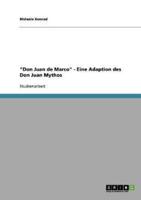 Don Juan De Marco - Eine Adaption Des Don Juan Mythos