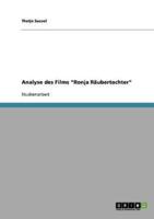 Analyse Des Films "Ronja Räubertochter"