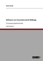 Diffusion Von Innovation Durch Weblogs