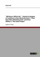 "Writing in White Ink" - Textual strategies of resistance in Zora Neale Hurston´s "Their Eyes Were Watching God" and Alice Walker´s "The Color Purple"