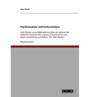 Psychoanalyse Und Kulturanalyse