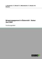 Bürgerengagement in Österreich - Status Quo 2003