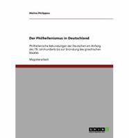 Der Philhellenismus in Deutschland