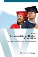 Affordability of Higher Education
