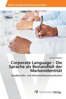 Corporate Language -   Die Sprache als Bestandteil der Markenidentität