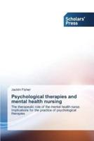 Psychological Therapies and Mental Health Nursing