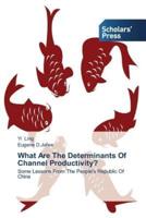 What Are the Determinants of Channel Productivity?