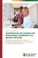 Contribuição do sistema de informação acadêmica na gestão docente