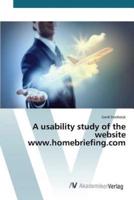 A usability study of the website www.homebriefing.com