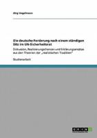 Die deutsche Forderung nach einem ständigen Sitz im UN-Sicherheitsrat:Diskussion, Realisierungschancen und Erklärungsansätze aus den Theorien der „realistischen Tradition"