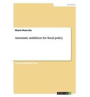 Automatic Stabilizers for Fiscal Policy