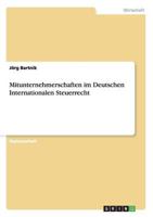 Mitunternehmerschaften im Deutschen Internationalen Steuerrecht