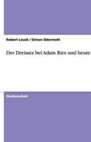 Der Dreisatz Bei Adam Ries Und Heute