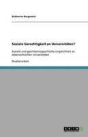 Soziale Gerechtigkeit an Universitäten?