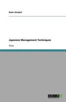 Japanese Management Techniques
