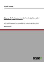 Strukturelle Analyse Des Schottischen Handballsports (In Anlehnung an Den Deutschen)