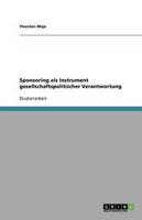 Sponsoring als Instrument gesellschaftspolitischer Verantwortung