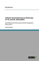 Jüdische Auswanderung Aus Osteuropa Im 19. Und 20. Jahrhundert