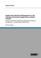 Supply Chain Resilience Management