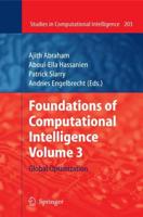 Foundations of Computational Intelligence. Volume 3 Global Optimization