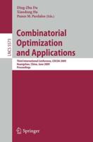 Combinatorial Optimization and Applications Theoretical Computer Science and General Issues