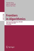 Frontiers in Algorithmics Theoretical Computer Science and General Issues