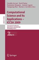 Computational Science and Its Applications - ICCSA 2009 Part II