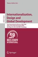 Internationalization, Design and Global Development Information Systems and Applications, Incl. Internet/Web, and HCI