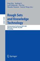 Rough Sets and Knowledge Technology Lecture Notes in Artificial Intelligence