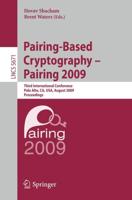 Pairing-Based Cryptography - Pairing 2009 Security and Cryptology