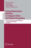 Energy Minimization Methods in Computer Vision and Pattern Recognition Image Processing, Computer Vision, Pattern Recognition, and Graphics
