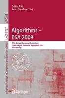 Algorithms - ESA 2009 Theoretical Computer Science and General Issues