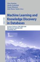 Machine Learning and Knowledge Discovery in Databases Lecture Notes in Artificial Intelligence
