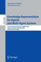 Knowledge Representation for Agents and Multi-Agent Systems Lecture Notes in Artificial Intelligence