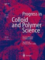 Aqueous Polymer Cosolute Systems: Special Issue in Honor of Dr. Shuji Saito