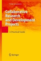 Collaborative Research and Development Projects : A Practical Guide