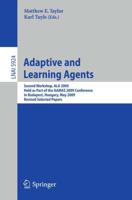 Adaptive Learning Agents Lecture Notes in Artificial Intelligence