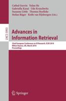 Advances in Information Retrieval Information Systems and Applications, Incl. Internet/Web, and HCI