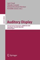 Auditory Display Information Systems and Applications, Incl. Internet/Web, and HCI