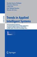 Trends in Applied Intelligent Systems Lecture Notes in Artificial Intelligence