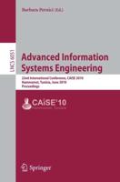 Advanced Information Systems Engineering : 22nd International Conference, CAiSE 2010, Hammamet, Tunisia, June 7-9, 2010, Proceedings