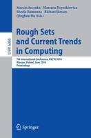 Rough Sets and Current Trends in Computing Lecture Notes in Artificial Intelligence