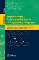 Formal Methods for Quantitative Aspects of Programming Languages Programming and Software Engineering