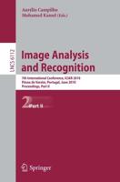 Image Analysis and Recognition Image Processing, Computer Vision, Pattern Recognition, and Graphics