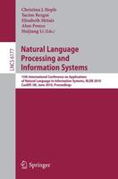 Natural Language Processing and Information Systems Information Systems and Applications, Incl. Internet/Web, and HCI