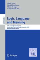Logic, Language and Meaning Lecture Notes in Artificial Intelligence