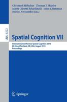 Spatial Cognition VII Lecture Notes in Artificial Intelligence