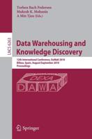Data Warehousing and Knowledge Discovery Information Systems and Applications, Incl. Internet/Web, and HCI