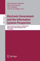 Electronic Government and the Information Systems Perspective Information Systems and Applications, Incl. Internet/Web, and HCI