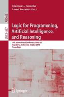 Logic for Programming, Artificial Intelligence, and Reasoning Theoretical Computer Science and General Issues